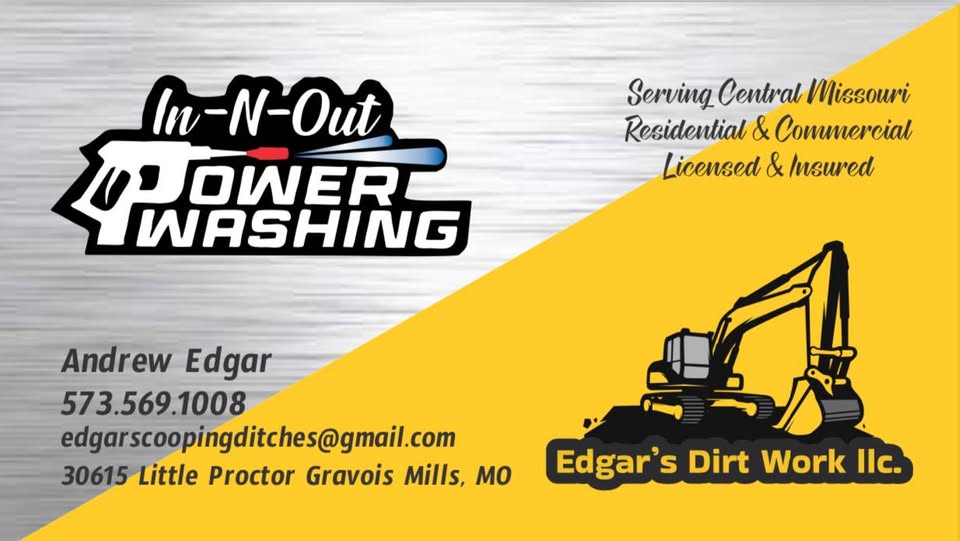 Edgar's Dirt Work LLC and In-N-Out Power Washing