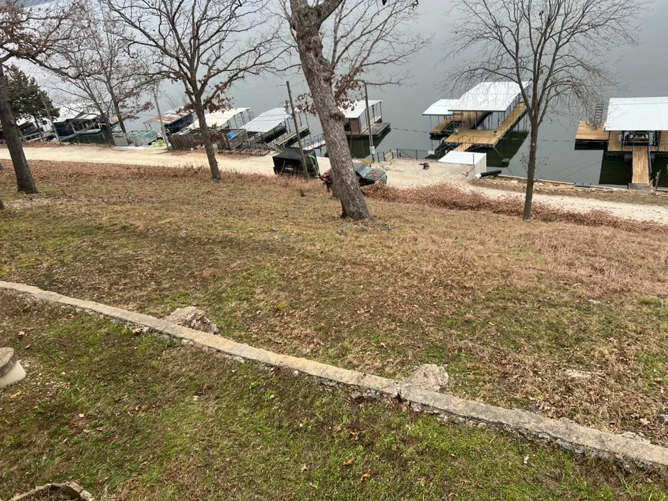 Leaf removal project — view 4 before and after photos